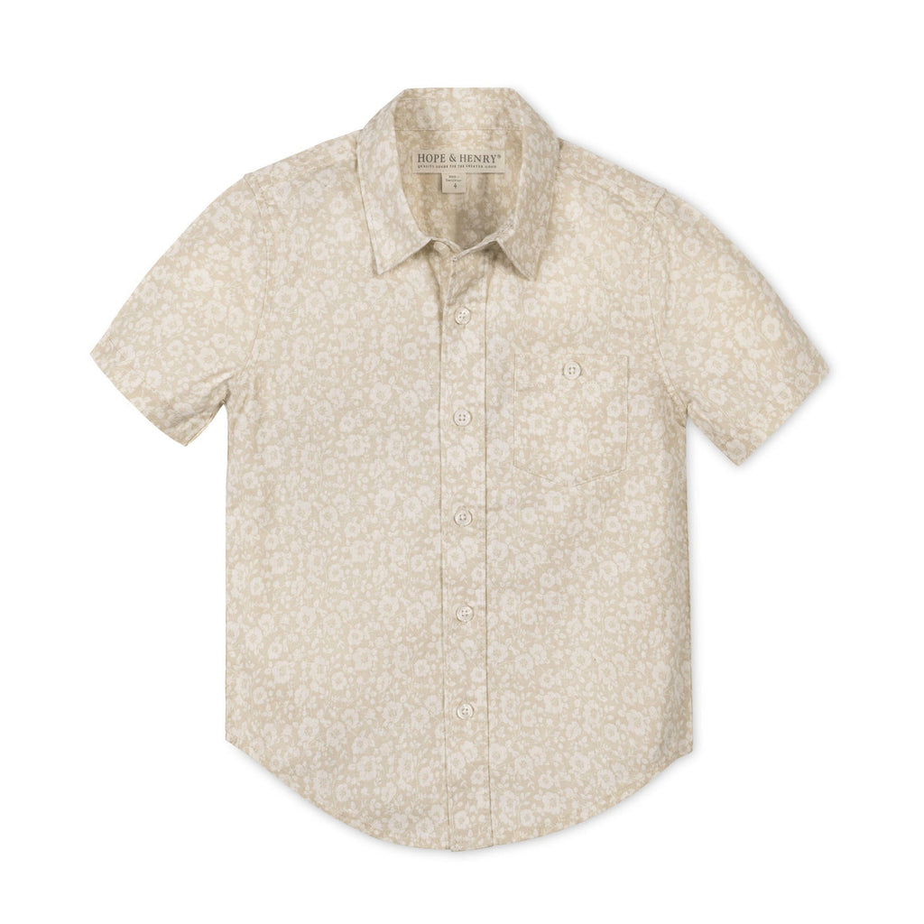 linen short sleeve button up