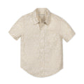 linen short sleeve button up