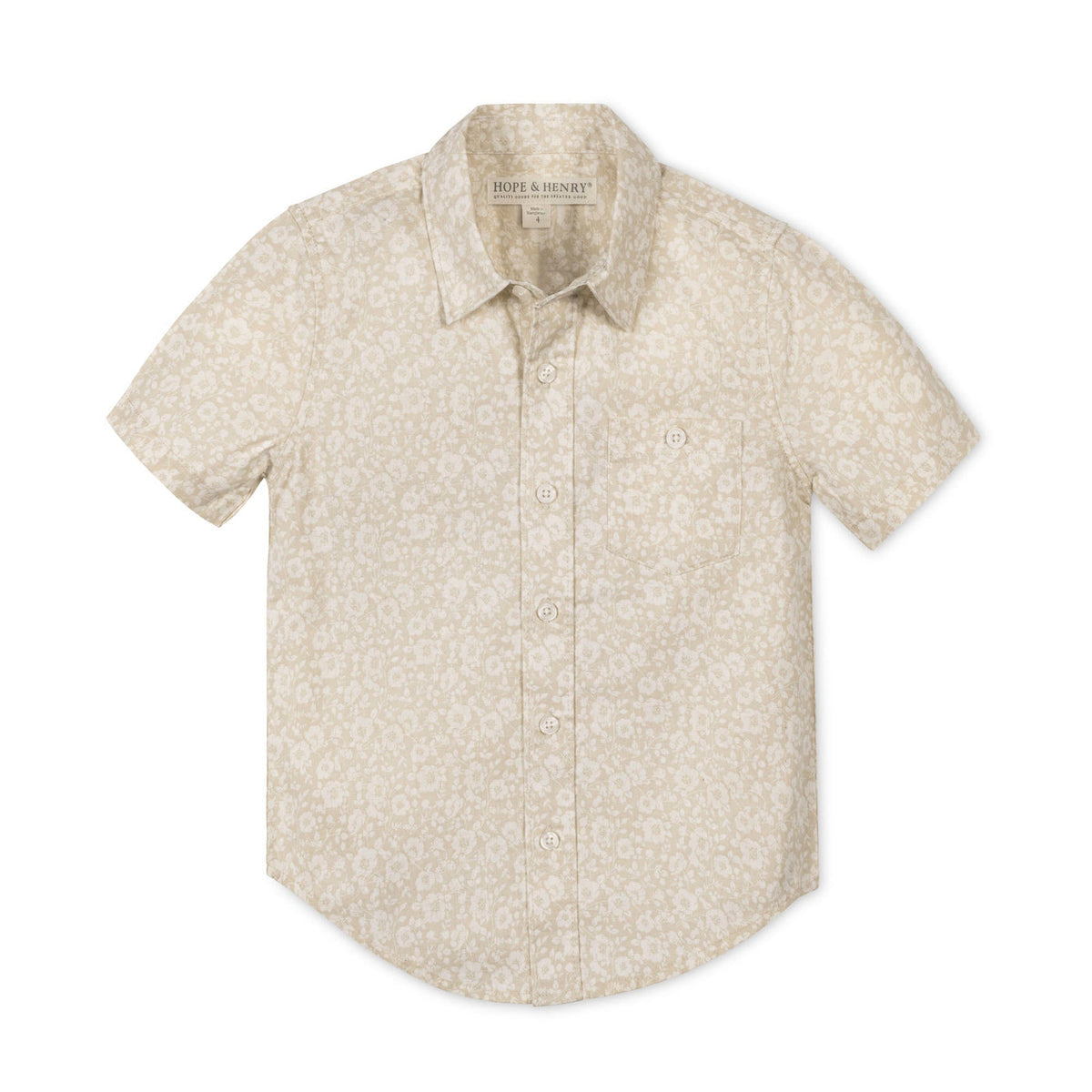 linen short sleeve button up