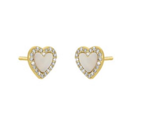 alana heart studs