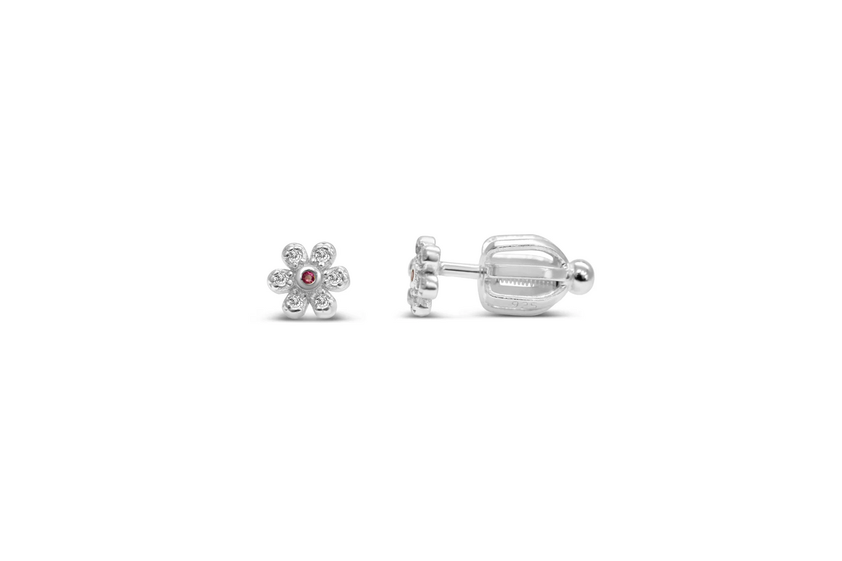 dainty daisy earring