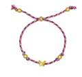 "don't just fly, soar" butterfly cord bracelet