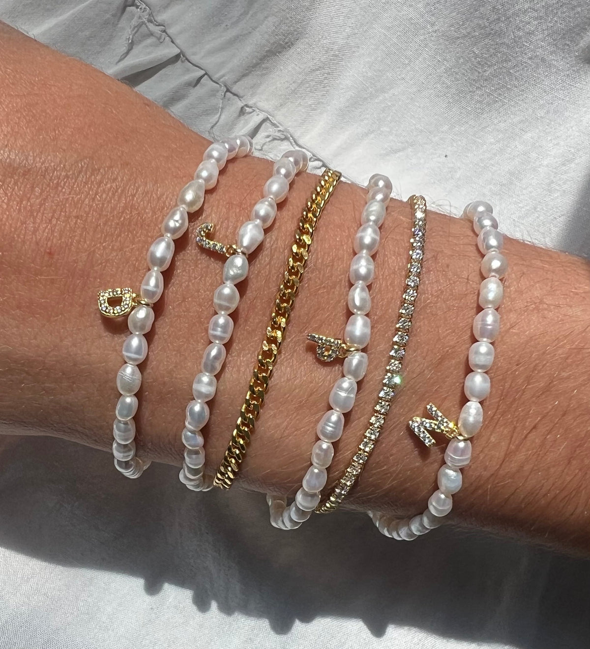 littles identity initial bracelet | a