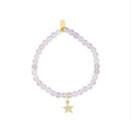 star charm bracelet | lilac
