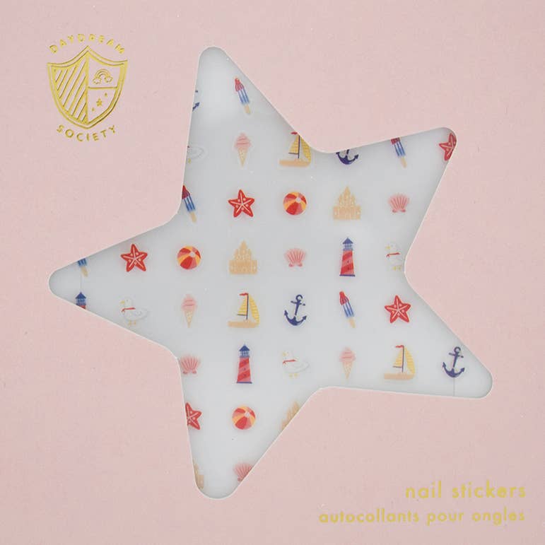 nail stickers | seaside