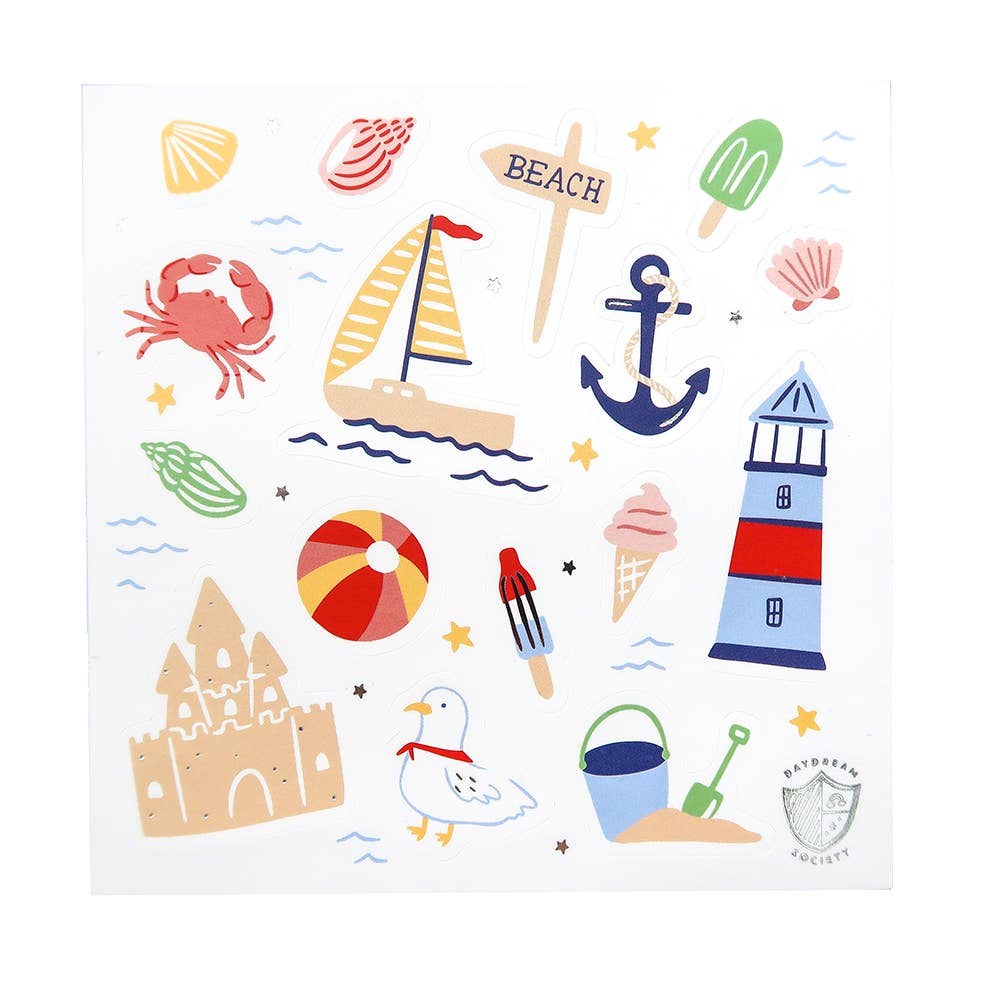 sticker set | seaside