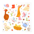 sticker set | silly goose