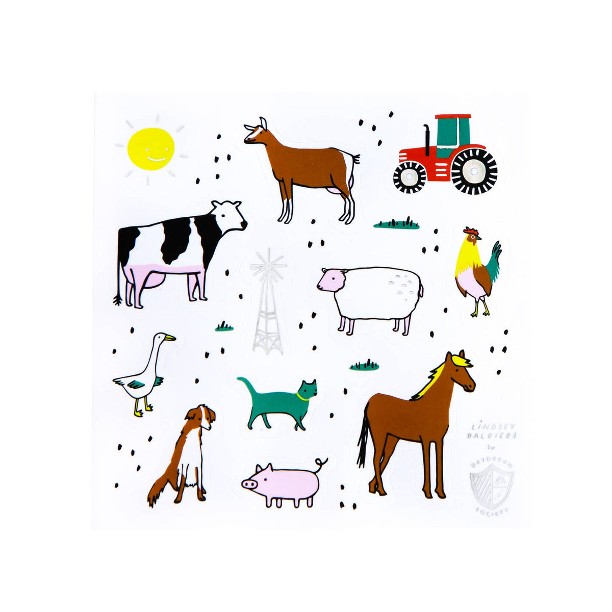 sticker set | on the farm