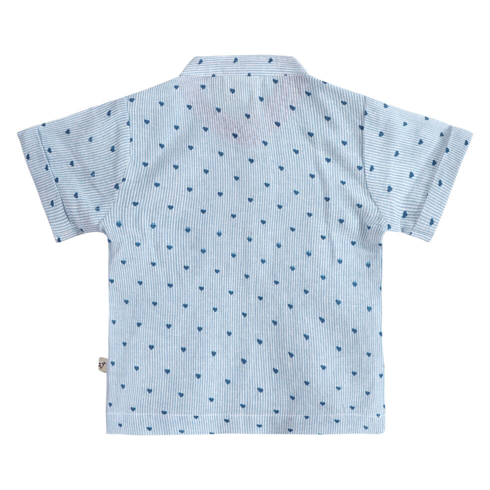 cayden ditsy heart baby top + shorts