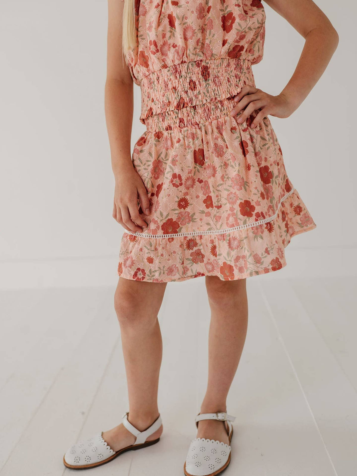 samantha eyelet skirt