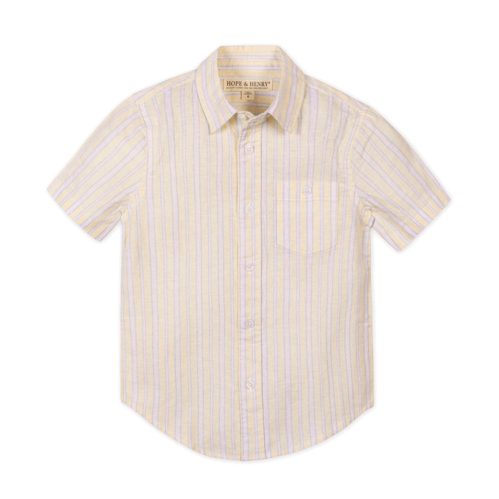 linen short sleeve button up