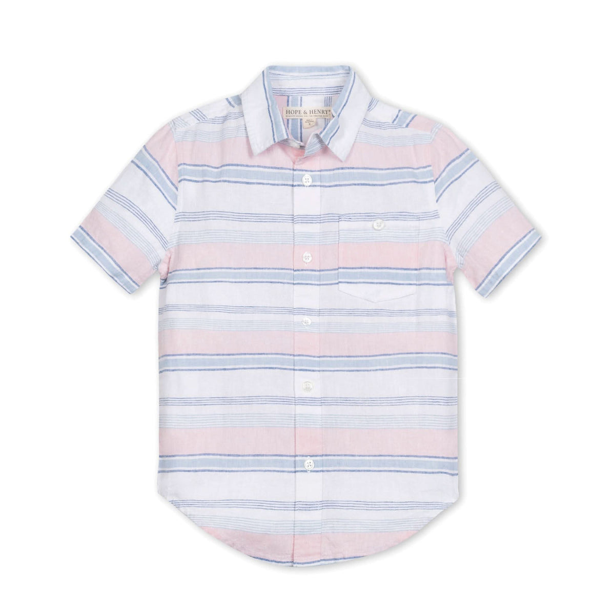 linen short sleeve button down