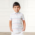 linen short sleeve button down