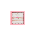 cross beaded bracelets | pink