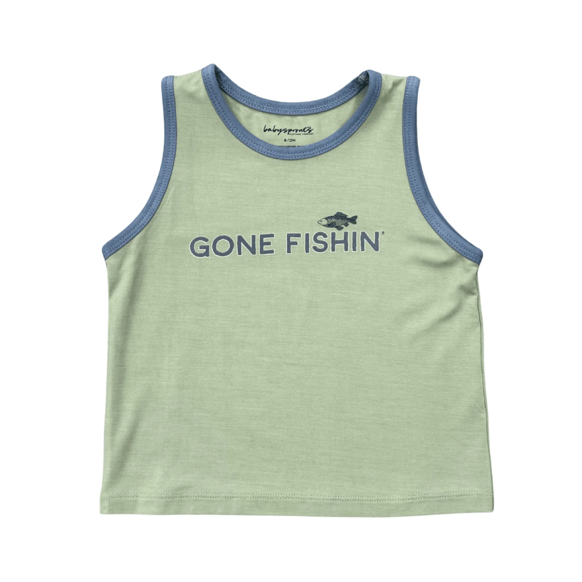 boys tank top | gone fishin