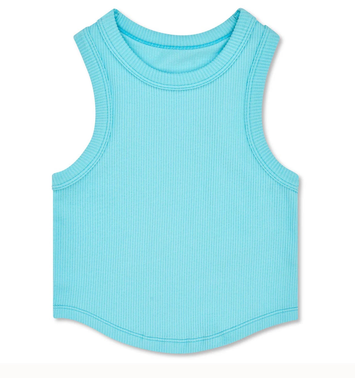 cropped racerback tank