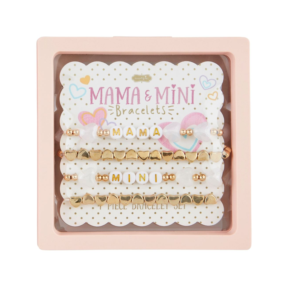 mama + mini bracelets | pearl