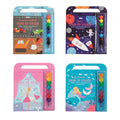 color by sticker books | space