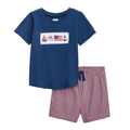 patriotic short set