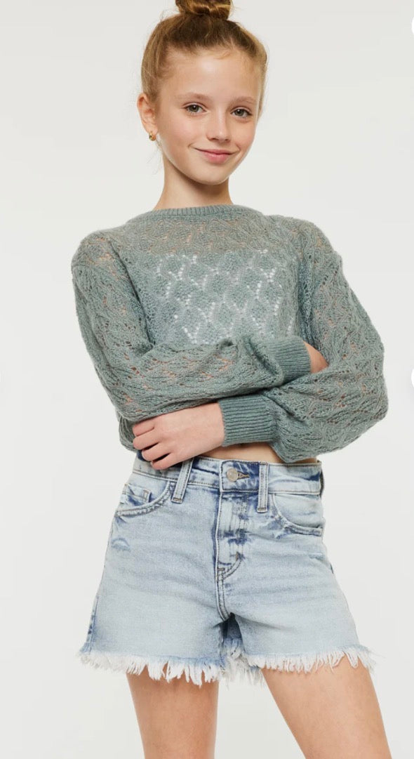high rise mom shorts