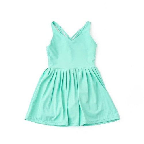 pleated active dress