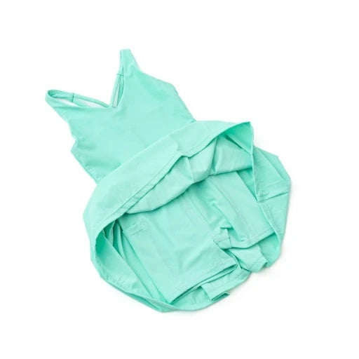 pleated active dress