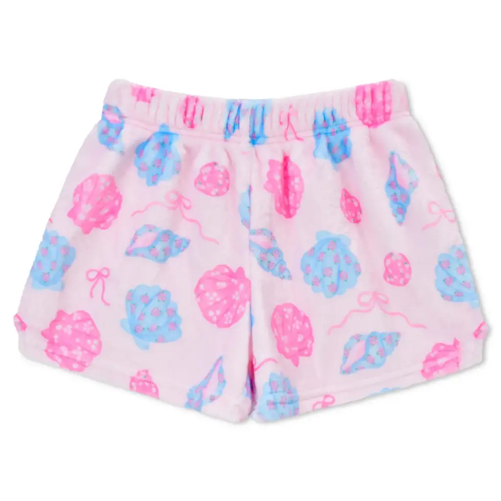 seashells plush shorts