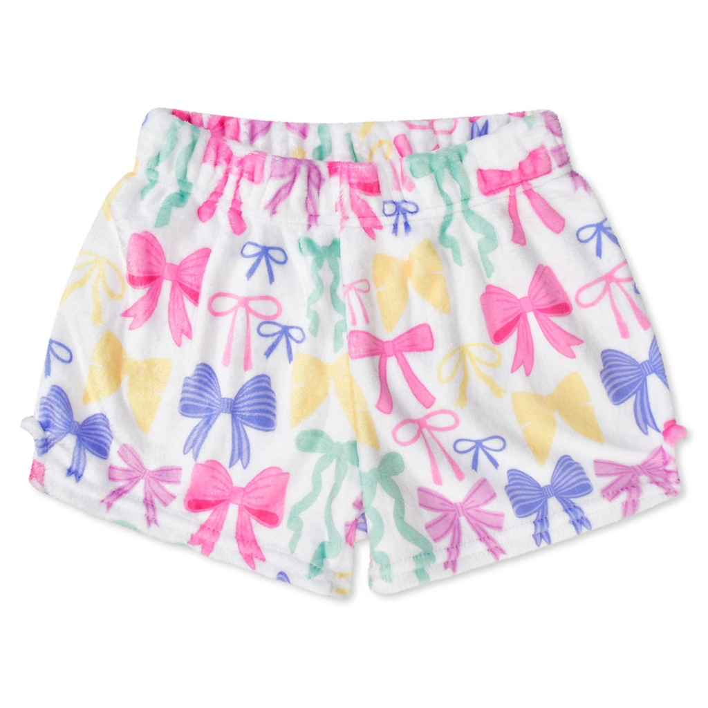 pretty bows plush shorts