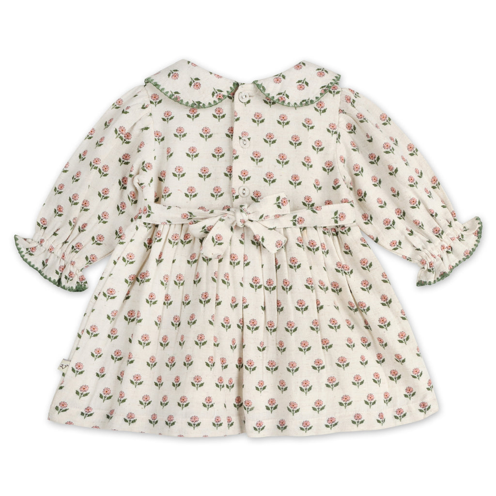 rosamund block print floral dress + bloomer