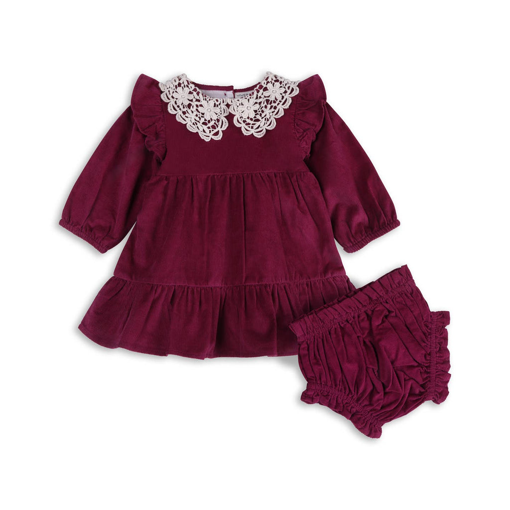 cordelia corduroy dress + bloomer
