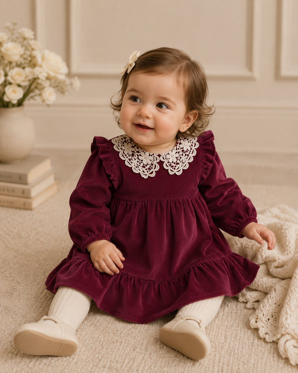 cordelia corduroy dress + bloomer