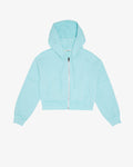 french terry long sleeve zip up
