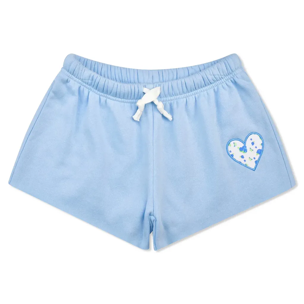 floral sweat shorts
