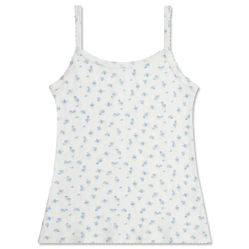 floral pointelle tank + shorts set