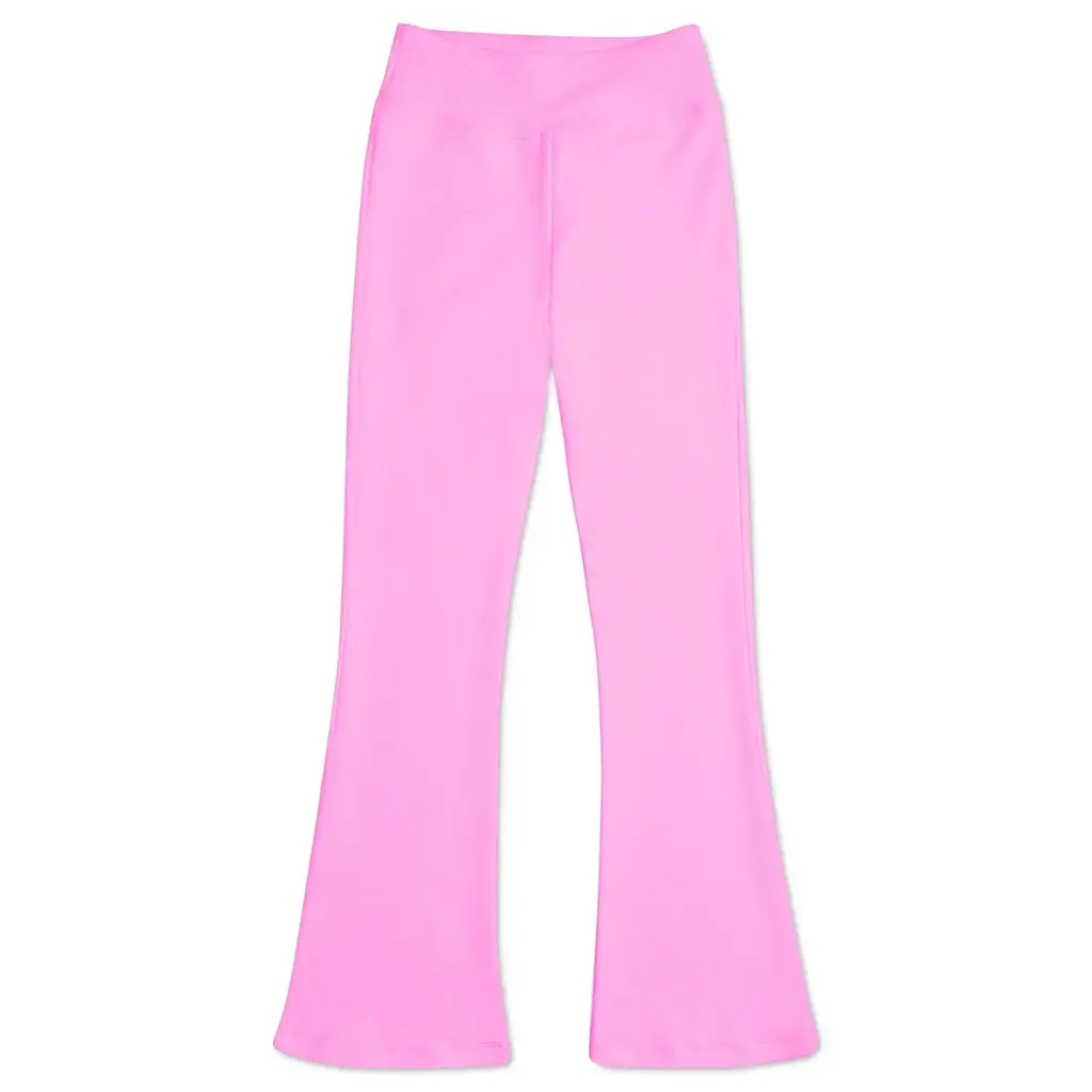 flare leggings | rose