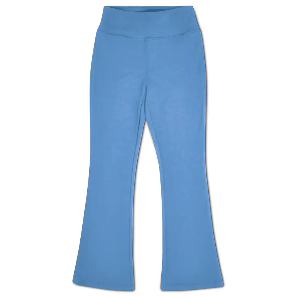 flare leggings | bright blue