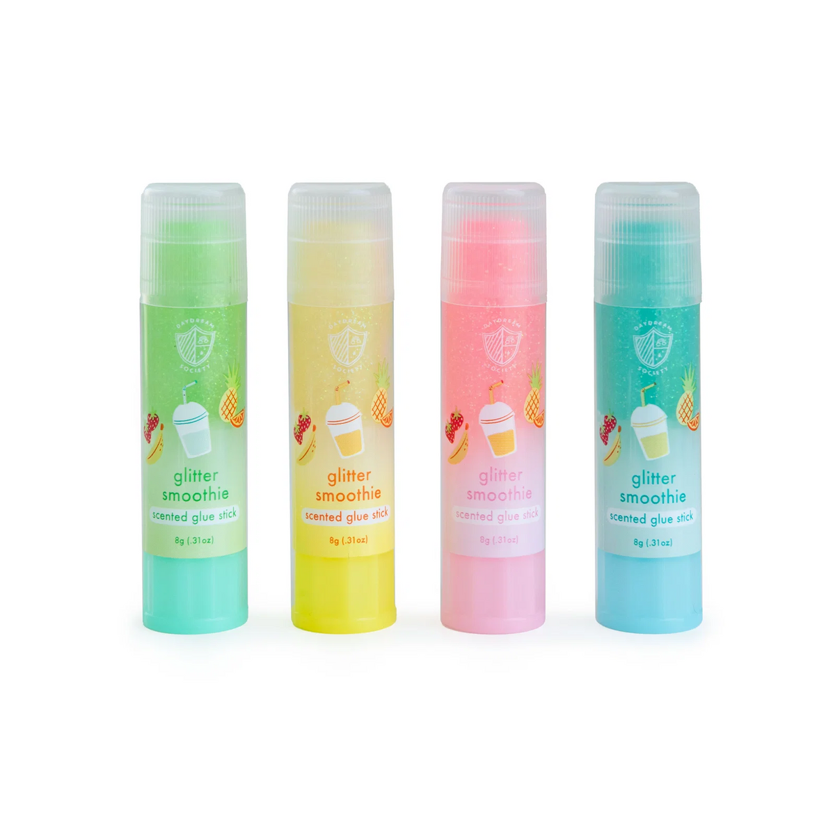 glitter smoothie glue stick