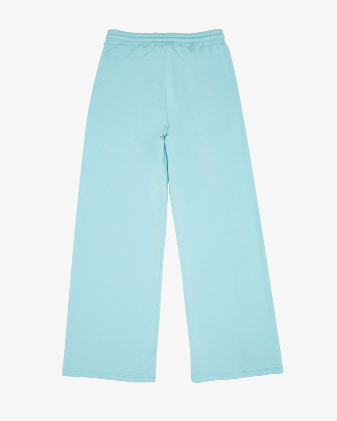 french terry pleated pants