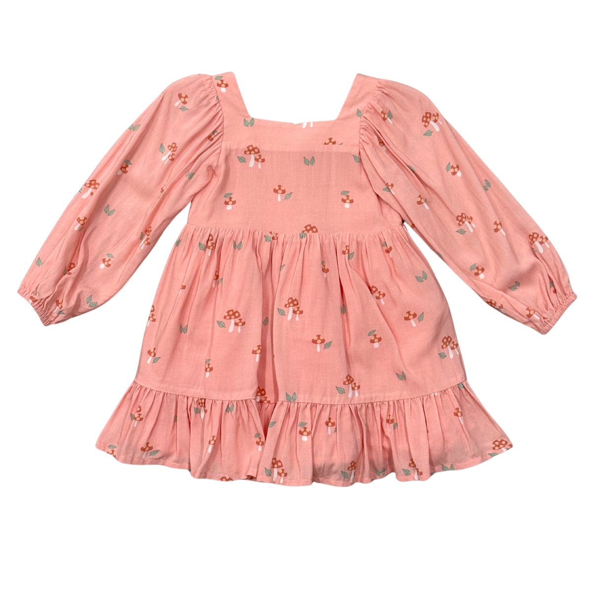 long sleeve viscose dress