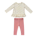 girls peplum set