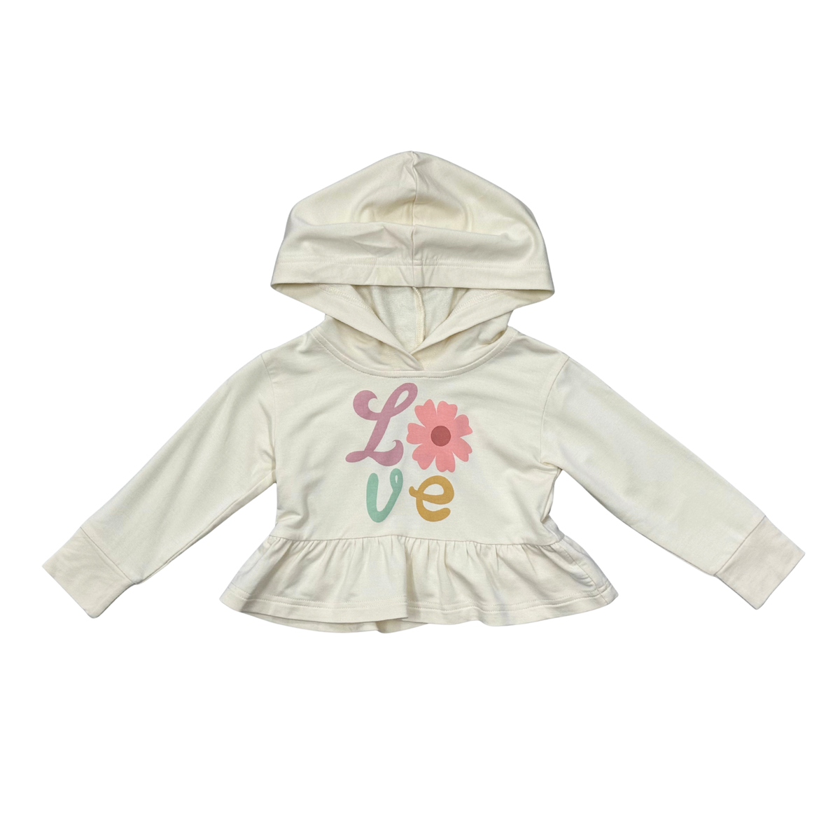 girls peplum hoodie