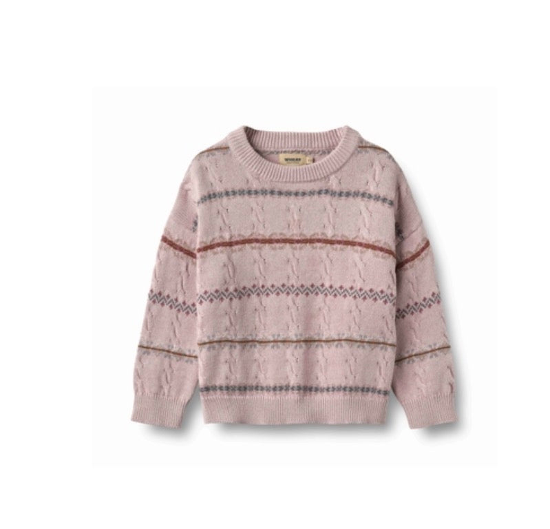 harper jaquard knit sweater