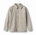 oscar check button up shirt
