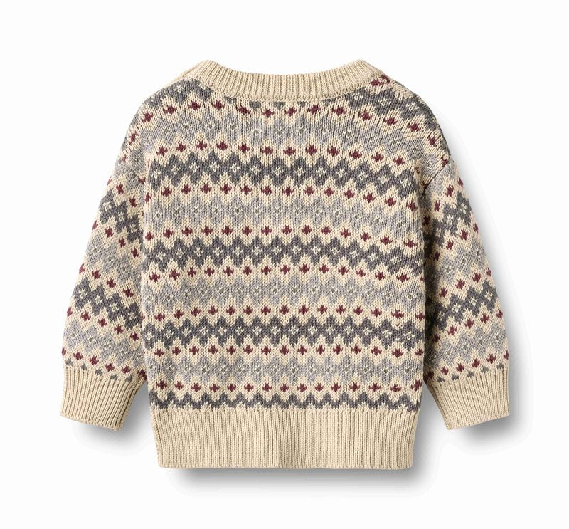harlow jacquard pullover | flint
