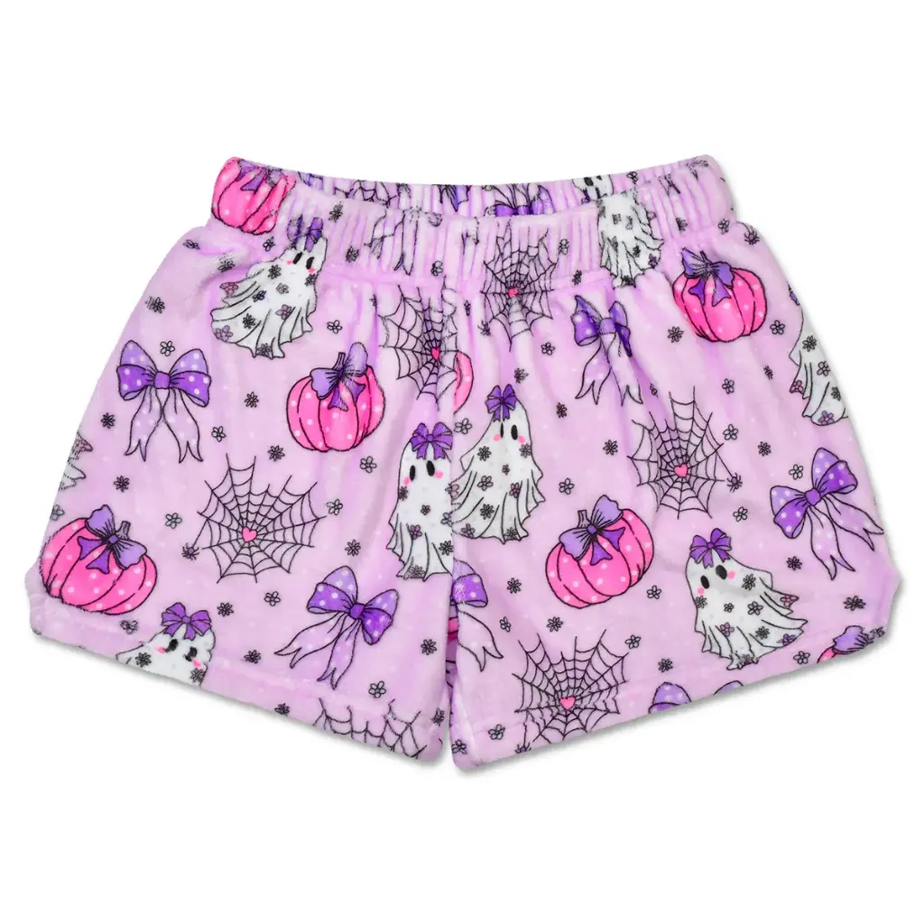 spooky season plush shorts