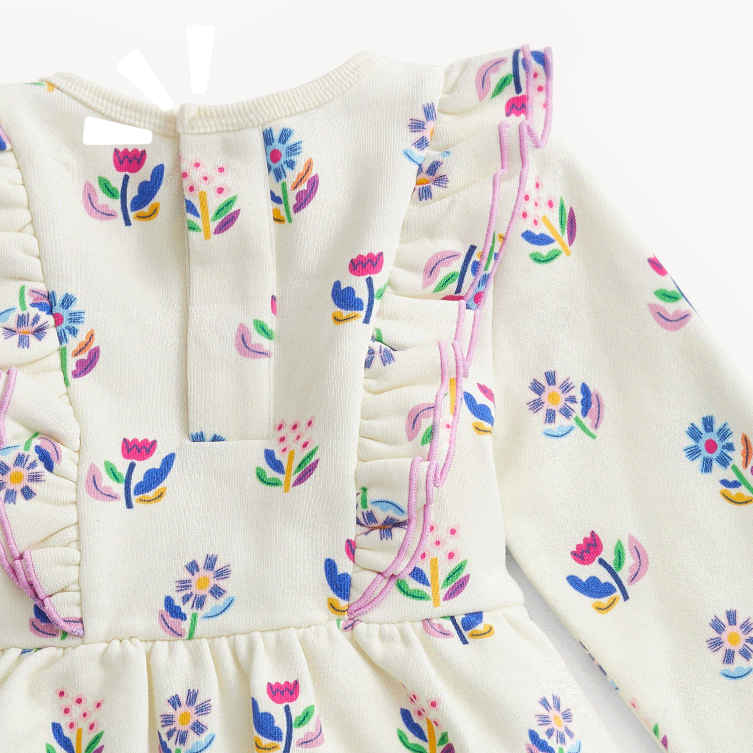 girls floral 2 piece dress + pant set