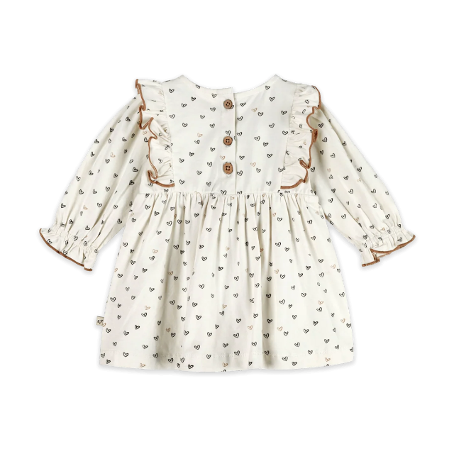 ditsy hearts dress + bloomer set