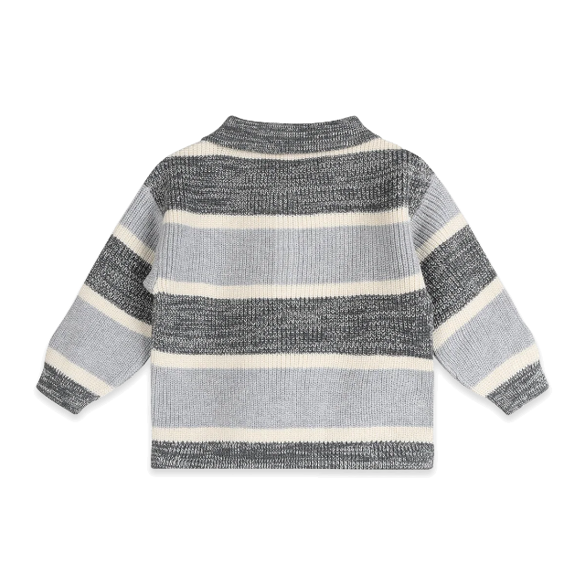 rugby stripe polo knit pullover + pants set