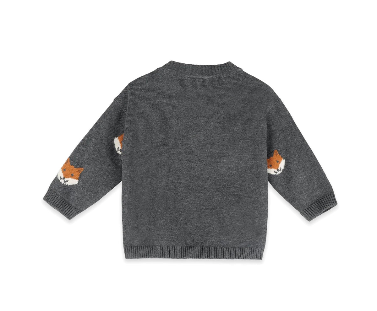 fox knit pullover