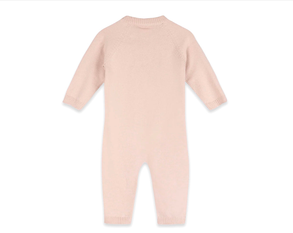 owl embroidered knit jumpsuit